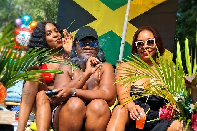 Jamaica Bamboo Rafting Experience with Lime Stone Massage - Fruit, drinks, and Jamaican flavors