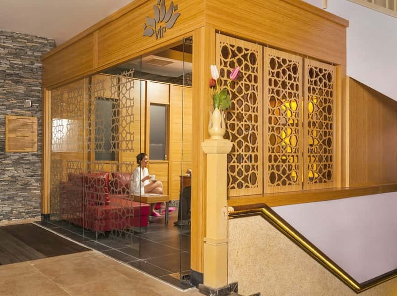 Kemer Traditional Turkish Bath Experience - The 15-minute sauna and 10-minute steam room