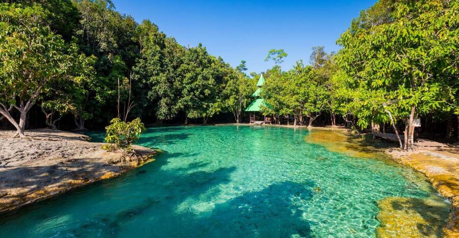 Krabi: Emerald Pool & Hot Spring Waterfall with Kayaking - Lunch is useful, but keep expectations modest