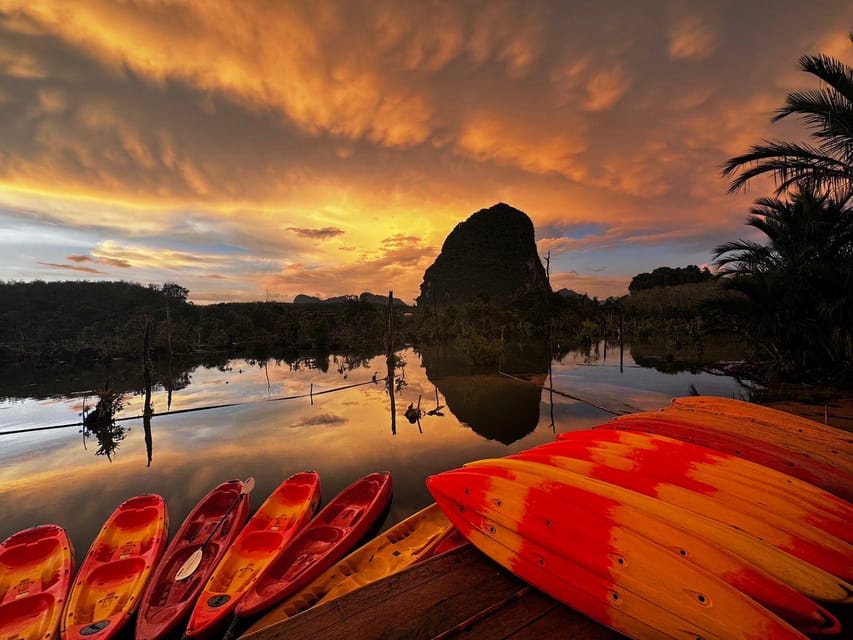 Krabi: Kayaking, Crystal Lagoon, and Fish Spa in Klong Root - Pickup, timing, and group size
