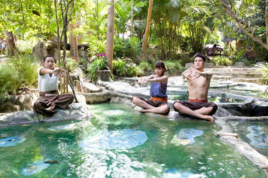 Krabi: Private Full-Day Hot Spring Spa Package - Herbal exfoliation before the pools