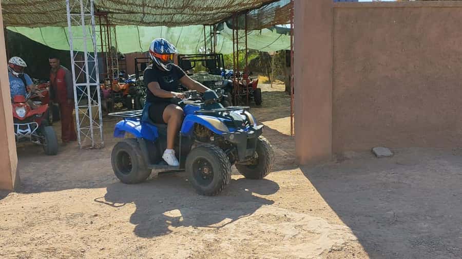 Marrakech: Palmeraie Quad Bike & Traditional Moroccan Spa - Returning dusty for a traditional hammam