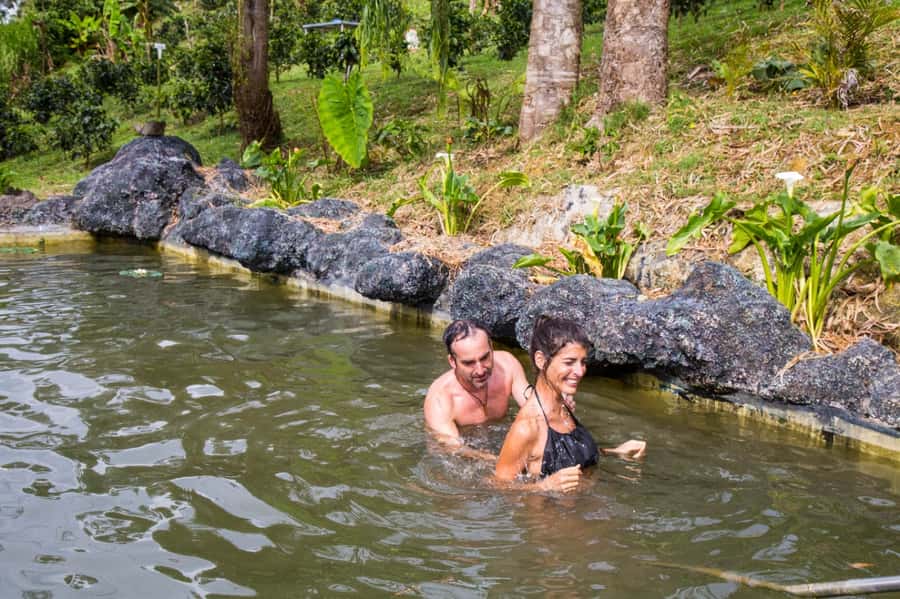 Medellin: Coffee Tour and Wellness Spa - Steam room, bath, and the cold plunge