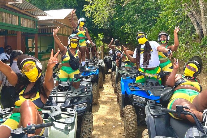Montego Bay ATV Ride & Bamboo Rafting With Limestone Foot Massage - Key points at a glance