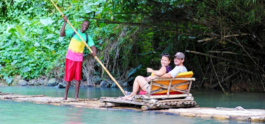 Montego Bay, Jamaica: Bamboo Rafting with Foot Massage - Local stories, drinks, music, and river culture