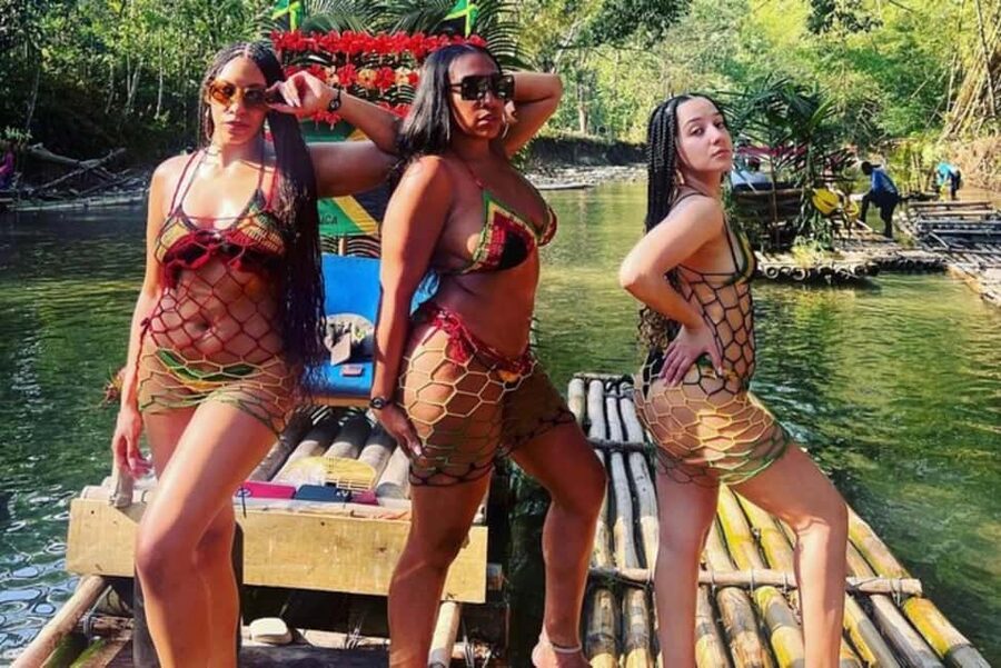 Montego Bay, Jamaica: Bamboo Rafting with Foot Massage - Who will enjoy this most