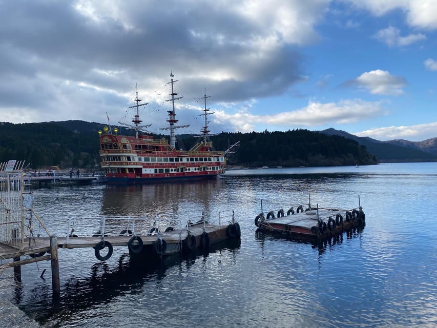 Mount Fuji - Hakone & Onsen Full Day Private Tour - Cruising Lake Ashi beneath Mount Fuji