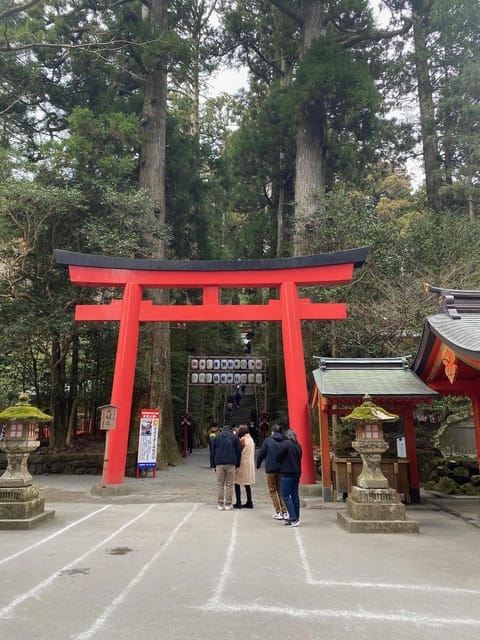 Mount Fuji - Hakone & Onsen Full Day Private Tour - Riding the ropeway above Owakudani