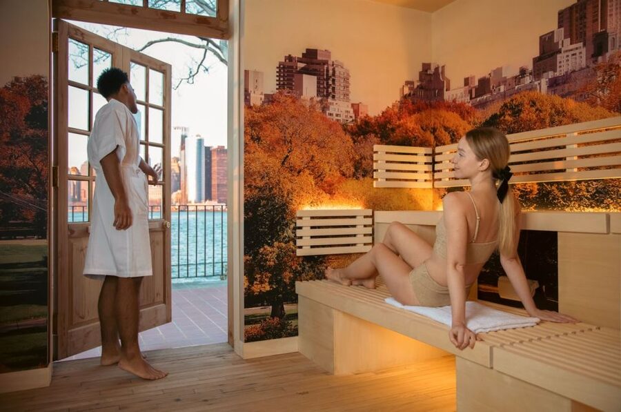 New York City: Entry Ticket to QC NY Spa on Governors Island - The outdoor pools are the main event