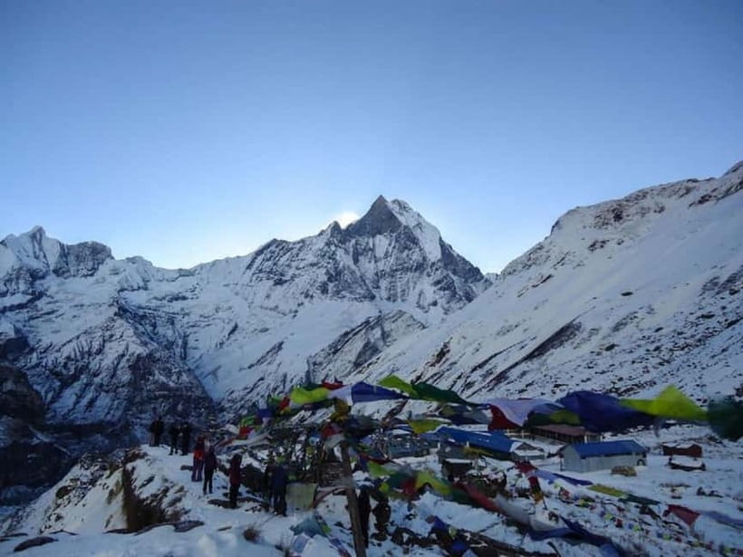 Pokhara: 7-Day Annapurna Base Camp Trek & Natural Hot Spring - Day four: Machhapuchhre Base Camp to Annapurna Base Camp