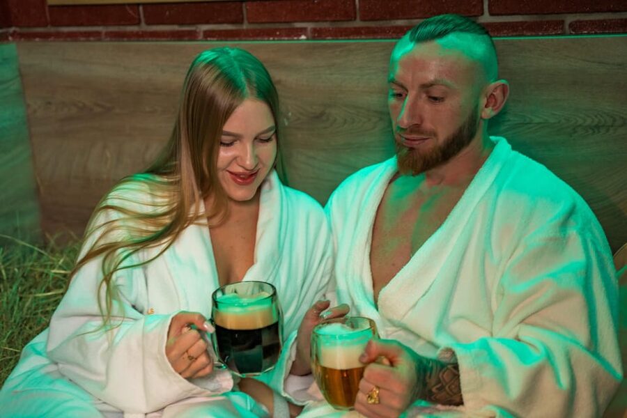 Prague: Beer Spa Experience with Unlimited Beer and Sauna - The sauna, cold shower, and beer jacuzzi
