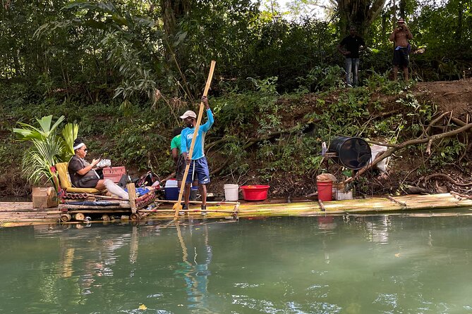 Private Bamboo Rafting, Limestone Massage and Hip Strip Tour - Food, drinks, music, and local character