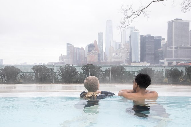 QC Spa New York: Luxury Wellness on Governors Island - Pools, saunas, and steam baths with skyline views
