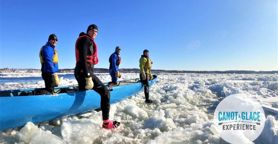 Quebec City: Ice Canoeing with Hot Chocolate & Sauna - The first 30 minutes: gear, technique, and safety