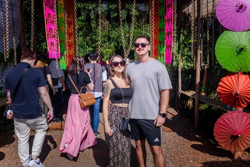 Red, Blue, White Temples & Hot Spring Trip from Chiang Mai - Huay Pla Kang Temple and the 25-meter Guan Yin