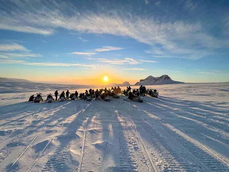 Reykjavík: Glacier Snowmobile and Hot Springs with Pickup - Key points before you book