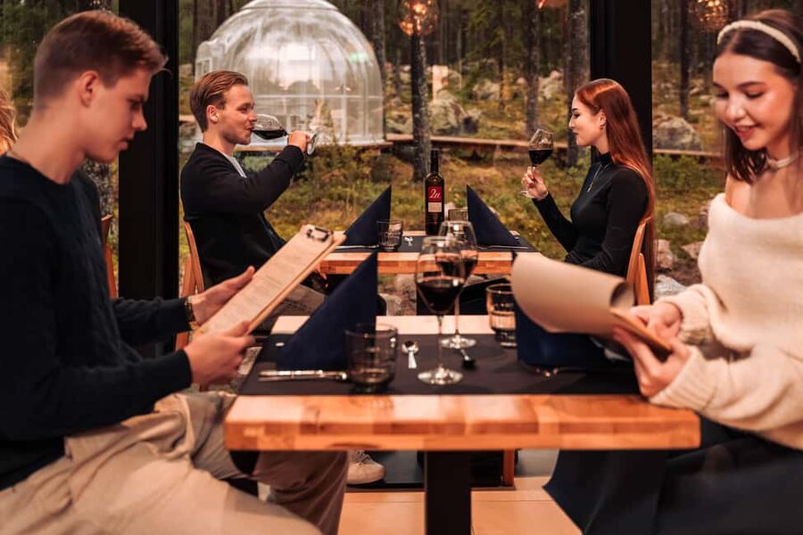Rovaniemi: Daylight Forest spa,outdoor hot tubs and lunch - What the $100 price really covers