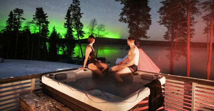 Rovaniemi: Northern Lights Trip with Arctic Sauna & Jacuzzi - The One-Hour Sauna, Jacuzzi, and Lake Circuit