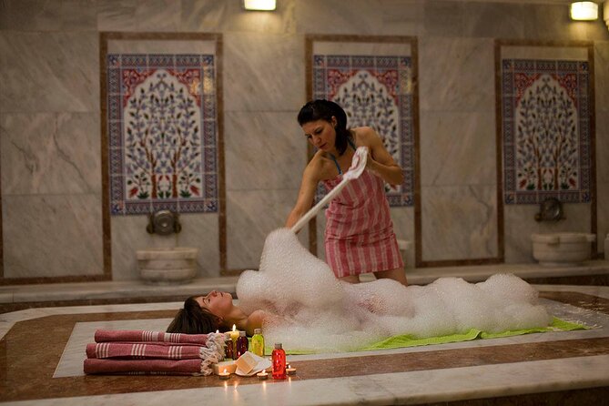 Side Turkish Bath With Oil Massage with Free Hotel Transfer - Foam massage and the signature hammam moment