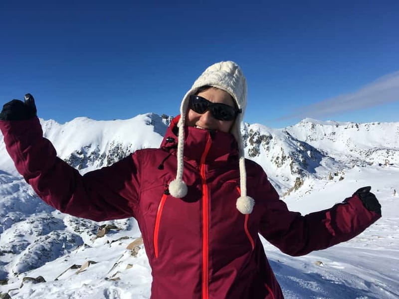 Sofia: Seven Rila Lakes Snowshoe Walk & Thermal Spring Pools - Riding above the trees to Rila Lakes Hut