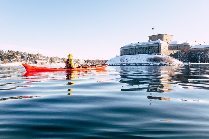 Stockholm: Winter Kayaking, Swedish Fika and hot Sauna Experience - Bogesundslandet’s quieter shore