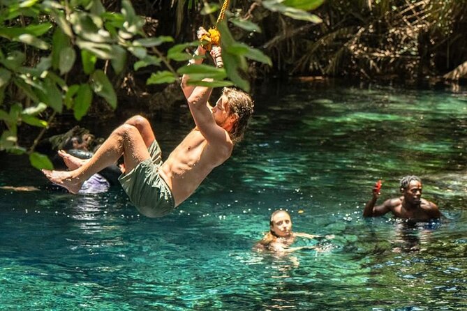 Waterfall, coffee tour & hot springs - lunch and drinks included - A traditional lunch instead of a rushed roadside meal